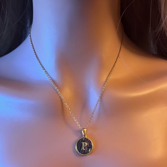 P Letter Necklace - Picture 2 of 4